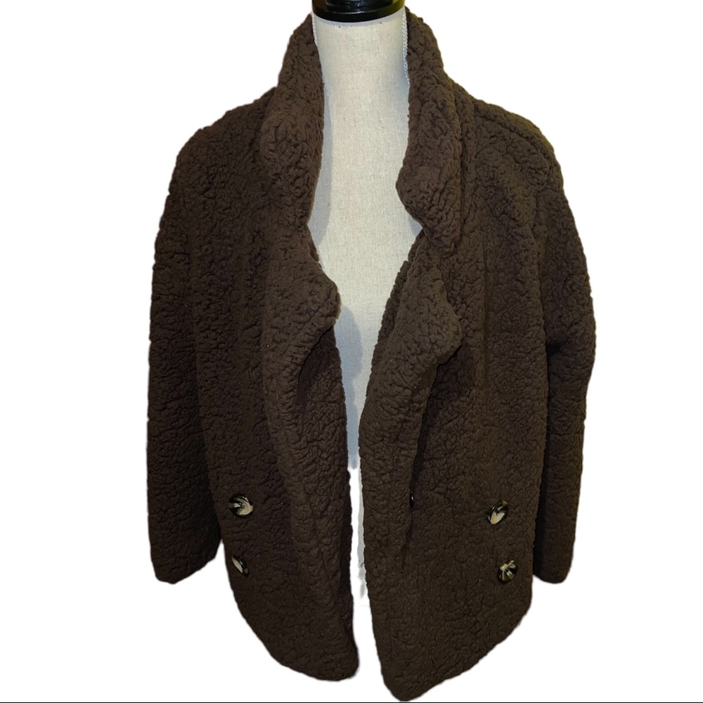 NWT Lanshifei Chocolate Brown Women’s Fleece Size Medium Super Soft Lined